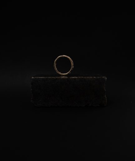 14K solid gold and diamonds ring
